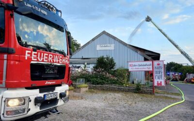 Feuerwehreinsatz am Bahnhof