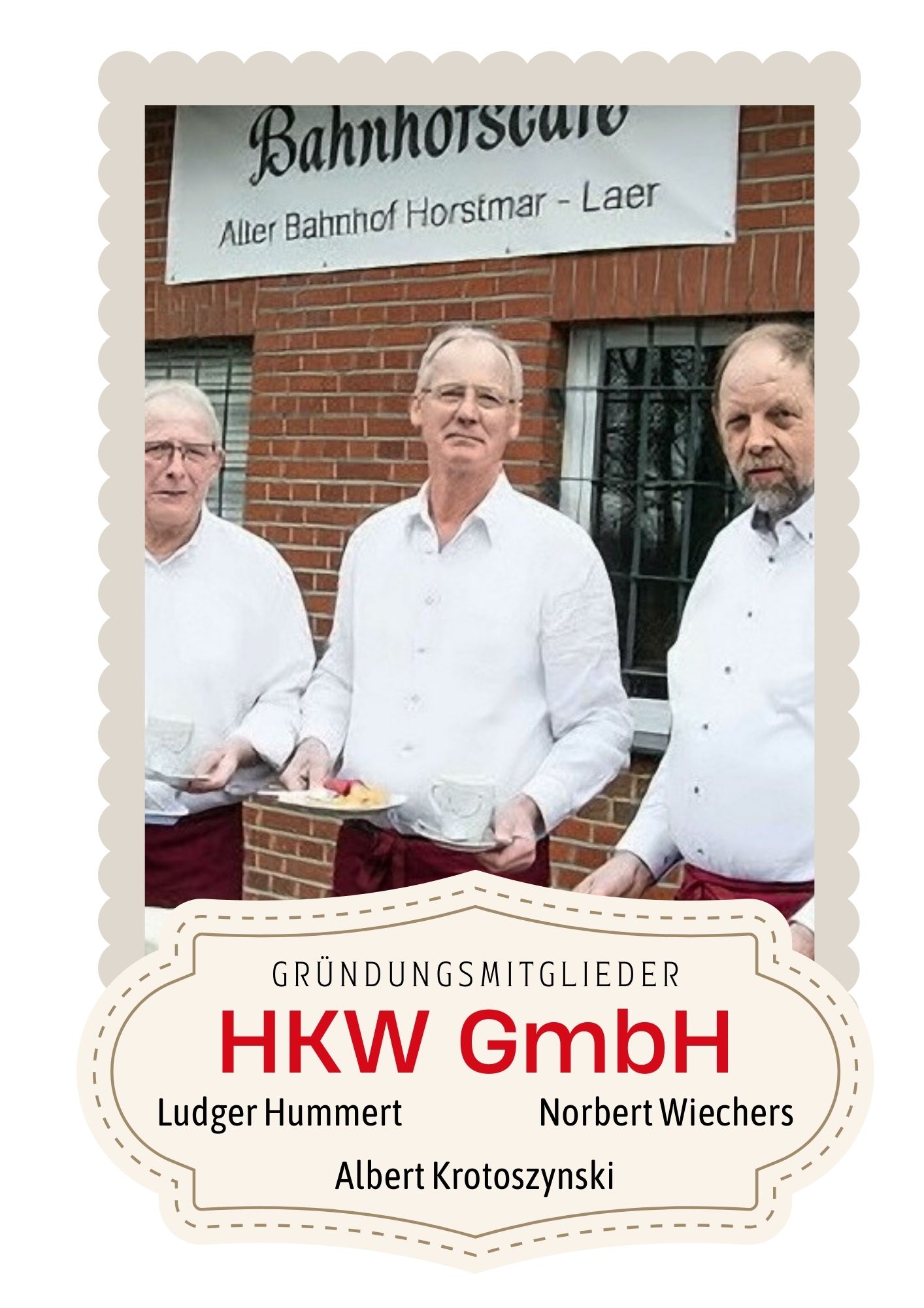 Gründertrio Bahnhofscafe Horstmar
